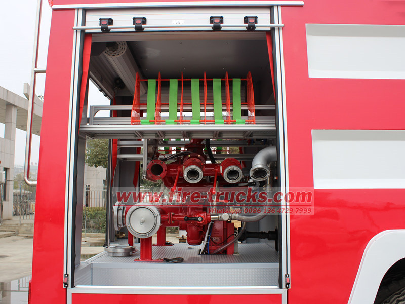 HOWO 12 wheeler fire tanker truck