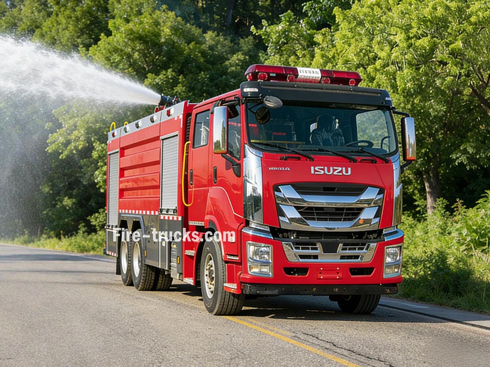 isuzu ladder fire tender truck isuzu ladder fire tender truck