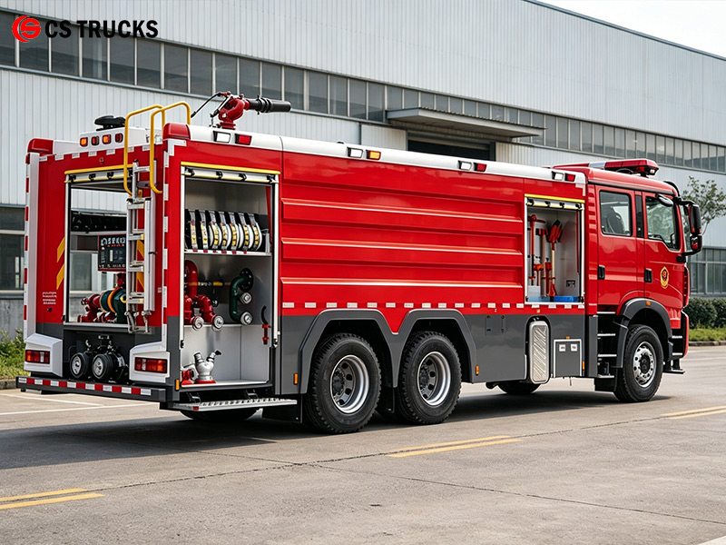 HOWO 6x4 foam water composite fire tender truck HOWO 6x4 foam water composite fire tender truck