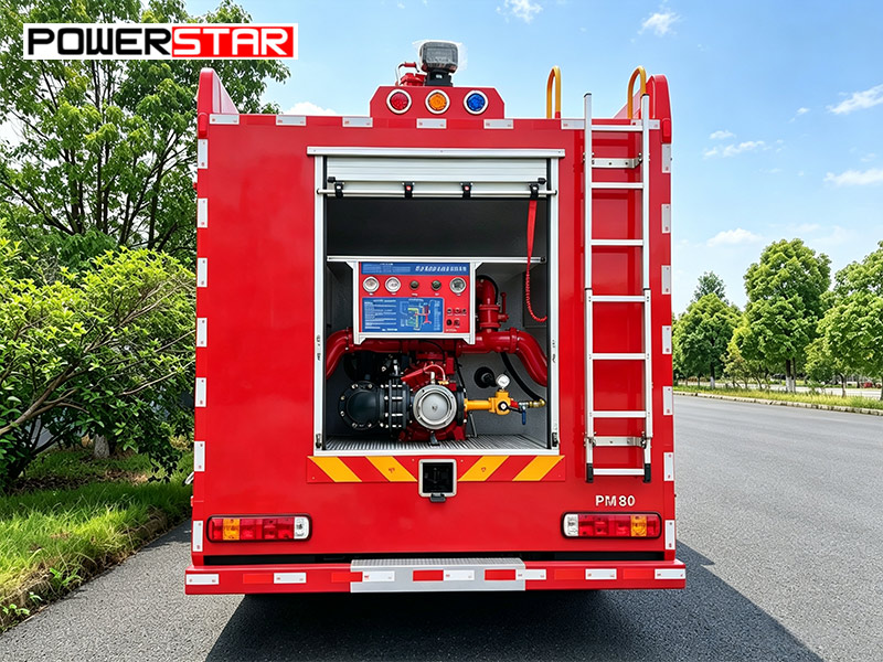 Foam fire fighting vehicle firefighting equipment
