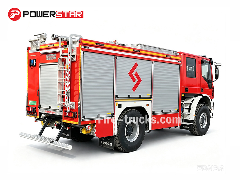 IVECO ML 150E24WS 4x4 Off-Road Foam Apparatus 3850L Water Foam with Remote Monitor for Togo Power Plant and Transformer Fire Fighting IVECO ML 150E24WS 4x4 Off-Road Foam Apparatus 3850L Water Foam with Remote Monitor for Togo Power Plant and Transformer Fire Fighting
