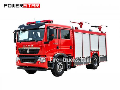 HOWO Emergency Rescue Fire Fighting Truck