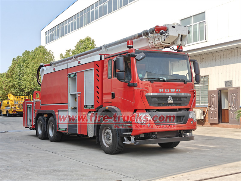 Mga pangunahing tampok ng HOWO aerial tower fire truck