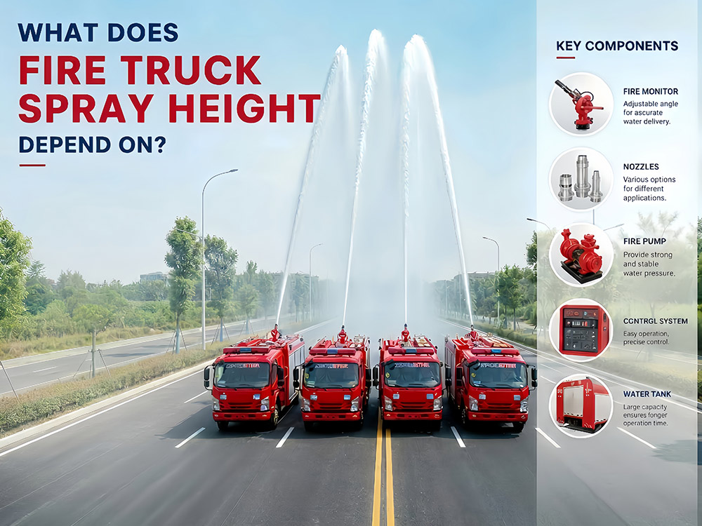 Ano ang Nakaaapekto sa Taas ng Pag-spray ng Fire Truck?
