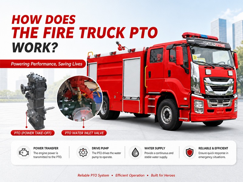 Paano Gumagana ang Fire Truck PTO (Power Take-Off)?